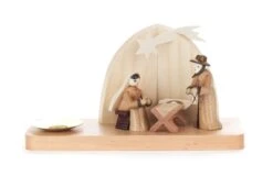 083/056 - Candle Holder With Nativity Scene