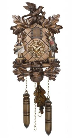 KU385QM- Quartz Musical Cuckoo With Man And Woman