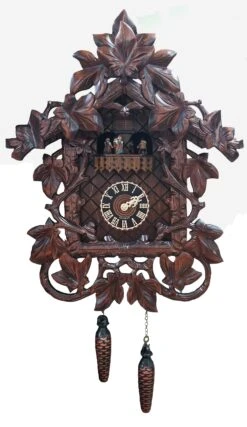 KU6905QM - Quartz Musical Grapeleaf Cuckoo Clock