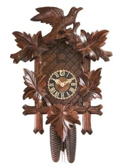KU8005 - 8 Day 5 Leaf 1 Bird Cuckoo Clock