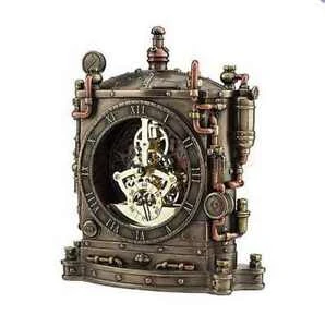 Steampunk Skeletal Table Clock 1 Steampunk Skeletal Table Clock